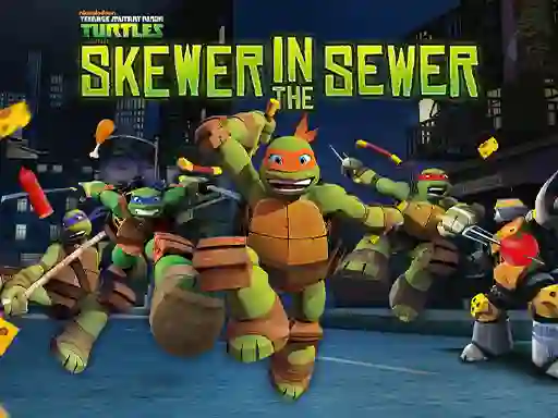 遊戲Teenage Mutant Ninja Turtles: Skewer in the Sewer在線