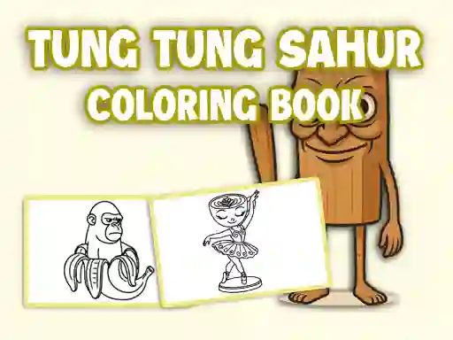 遊戲Tung Tung Sahur Coloring Book在線