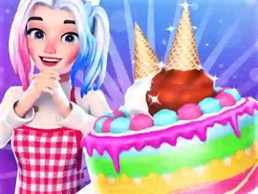 遊戲Cute Doll Cooking Cakes在線