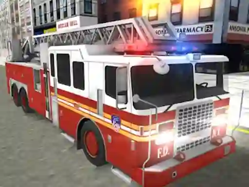 遊戲Real Truck Fire Drive Sim在線