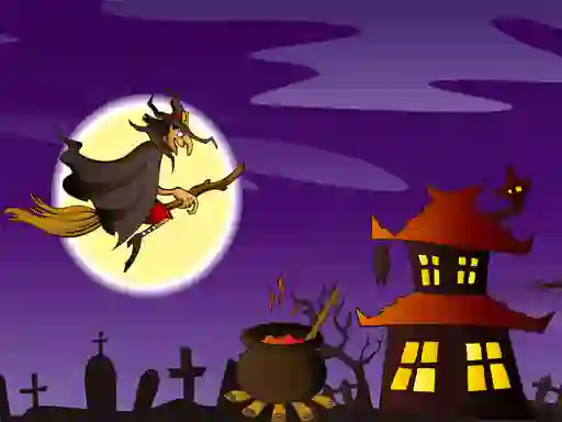 遊戲Halloween Illustrations Jigsaw Puzzle在線