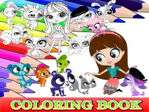 遊戲Coloring Book for Littlest Pet Shop在線