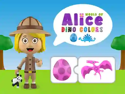 遊戲World of Alice Dino Colors在線
