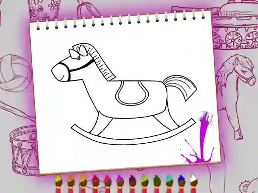 遊戲Coloring Book: Toy Shop在線