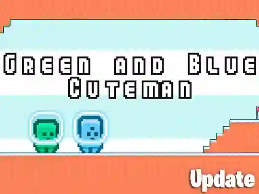 遊戲Green and Blue Cuteman在線