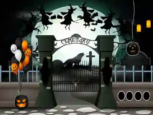 遊戲Halloween Cemetery Escape 2在線