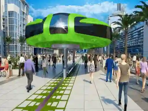 遊戲Gyroscopic Elevated Bus Simulator Public Transport在線