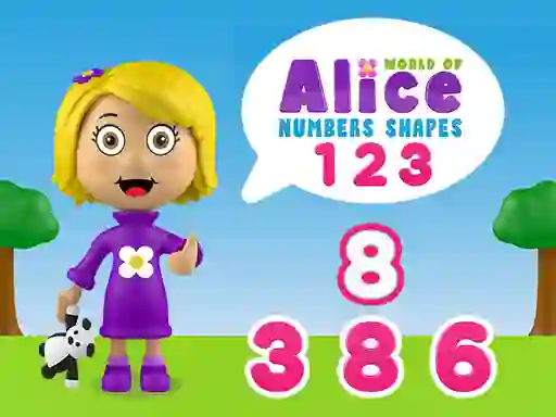 遊戲World of Alice Numbers Shapes在線