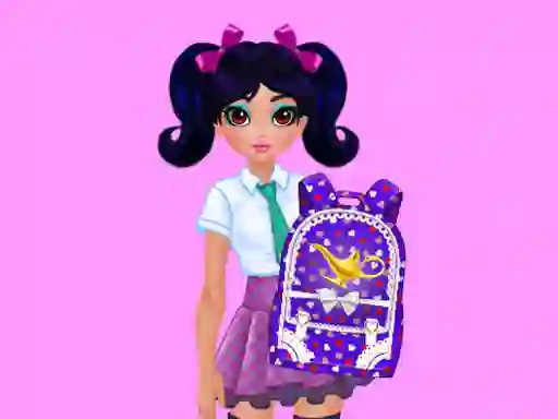 遊戲Jasmine and Elsa School Bag Design Contest在線