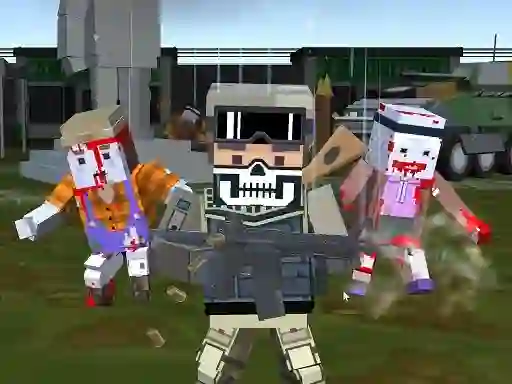 遊戲Combat Pixel Arena 3D Zombie Survival在線