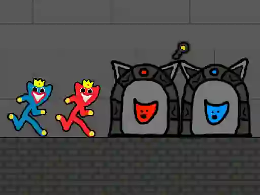 遊戲Red and Blue Stickman Huggy 2在線