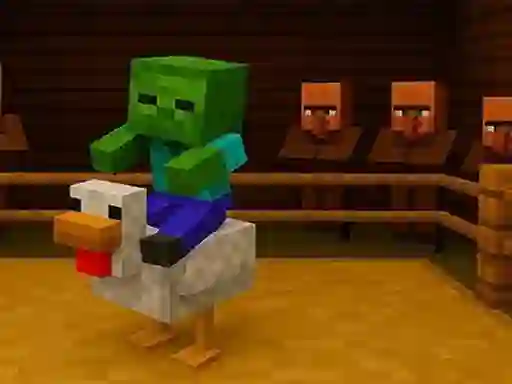 遊戲Chicken Jockey hidden lava chicken在線