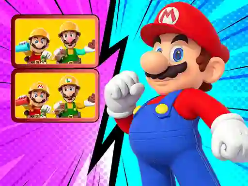 遊戲Mario spot The Differences在線