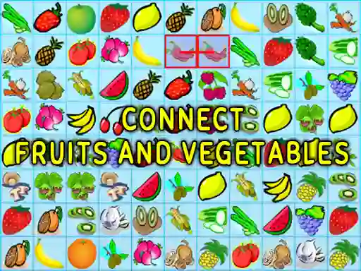 遊戲Connect Fruits and Vegetables在線