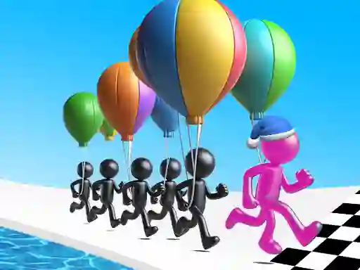 遊戲Ballon Race 3D在線