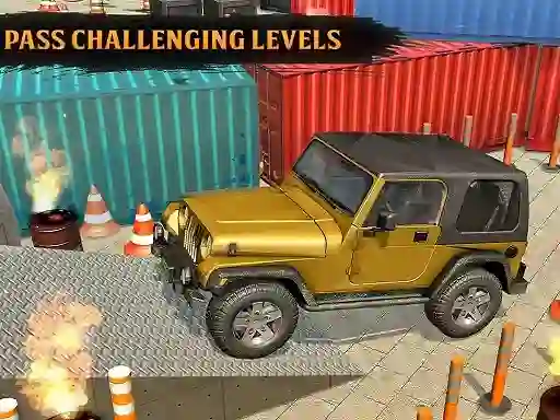 遊戲Classic Real 4x4 Jeep Parking Drive Game在線