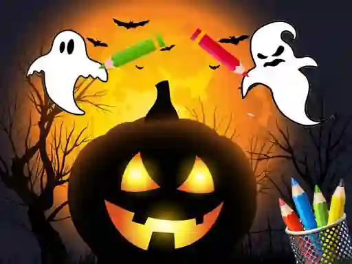 遊戲Scary Party Coloring在線