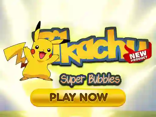 遊戲Pikachu Super Bubbles在線
