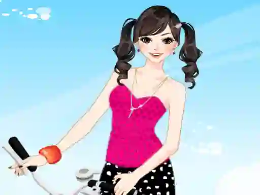 遊戲Bicycle Girl Dressup在線