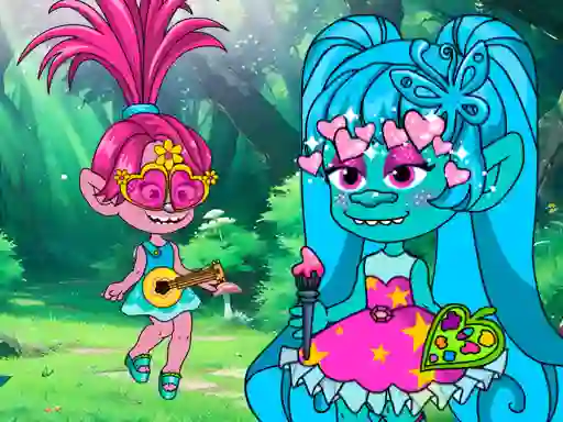 遊戲Chibi Troll Fashion Maker在線