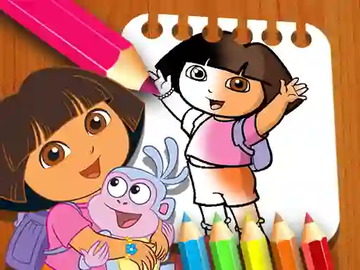 遊戲Dora the Explorer the Coloring Book在線