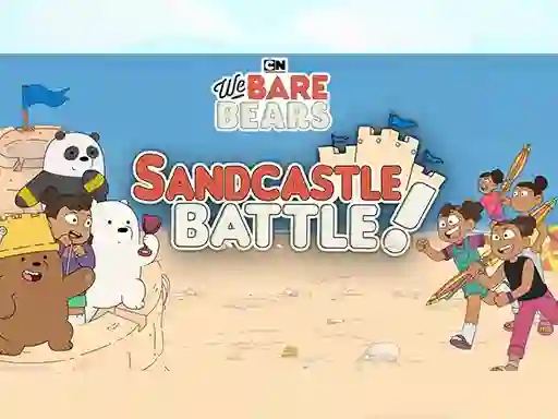 遊戲Sandcastle Battle! We Bare Bears在線