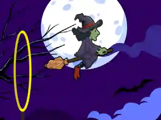 遊戲Flying witch halloween在線