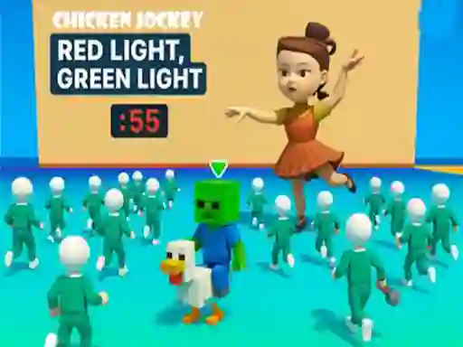 遊戲Chicken Jockey: Red Light, Green Light在線