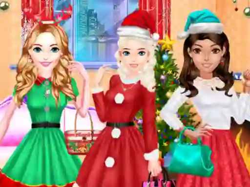 遊戲Fashion Girls Christmas Party在線