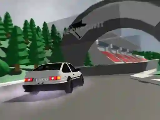 遊戲Low poly car racing在線