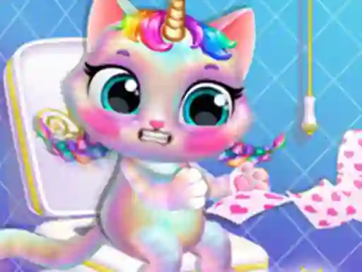 遊戲Twinkle My Unicorn Cat Princess Caring在線