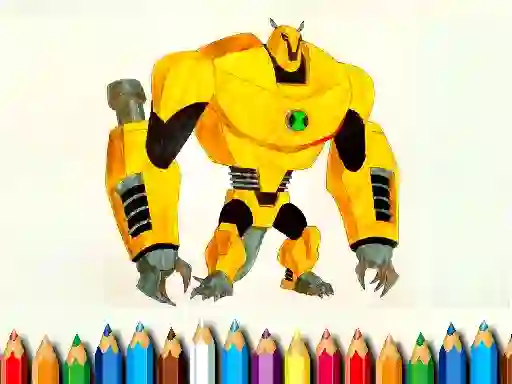 遊戲Ben10 Monsters Coloring book在線