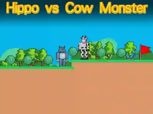 遊戲Hippo vs Cow Monster在線