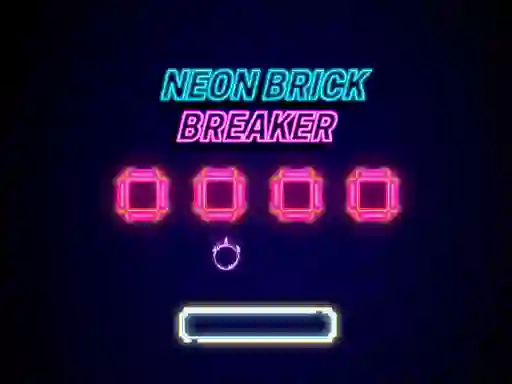 遊戲Neon Brick Breaker在線