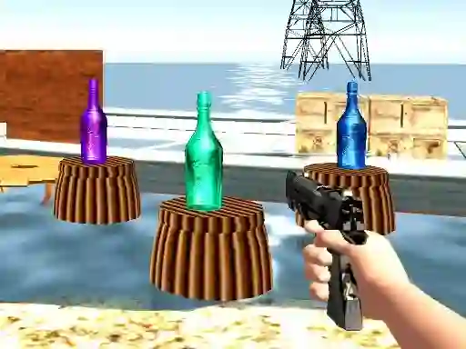 遊戲Bottle Shooter games在線