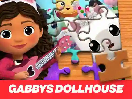 遊戲Gabbys Dollhouse Jigsaw Puzzle在線