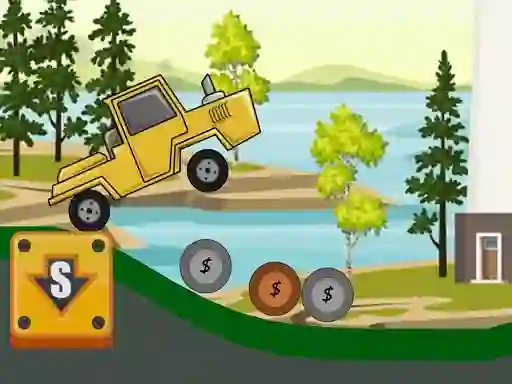 遊戲Hill Climb Tractor 2D在線