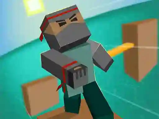 遊戲Blocky Parkour Ninja在線