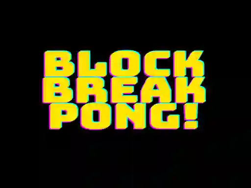 遊戲Block break pong!在線