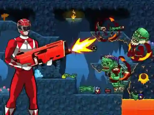 遊戲Power Rangers shoot Zombie在線