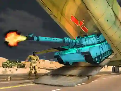 遊戲Offroad Army Transporter在線