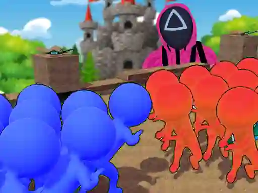 遊戲Squid Game Crowd Pusher在線