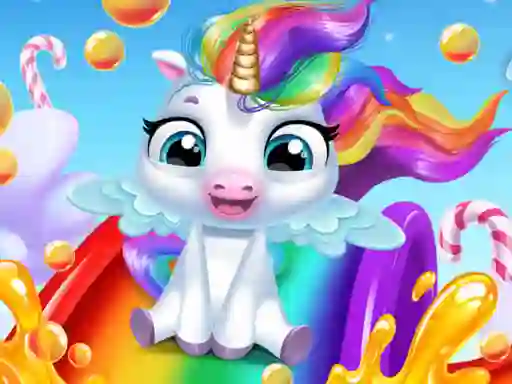 遊戲Glitter Unicorn Dress Up Girls在線