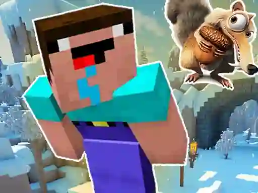 遊戲Noob Parkour: Snow Age在線
