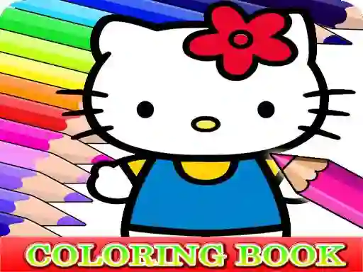 遊戲Coloring Book for Hello Kitty在線