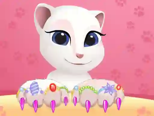 遊戲Talking Tom Angela Great Manicure在線