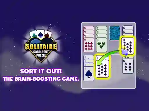 遊戲Solitaire Card Sort Puzzle在線