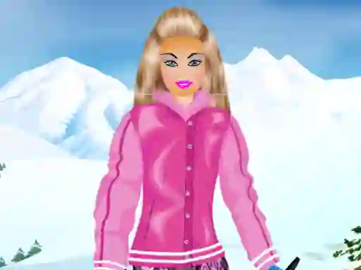 遊戲Barbie Snowboard Dress在線