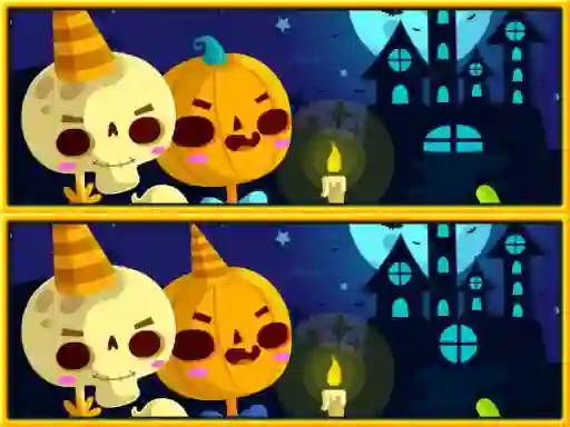 遊戲Find Differences Halloween在線