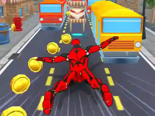 遊戲Subway Run Superhero Robot在線